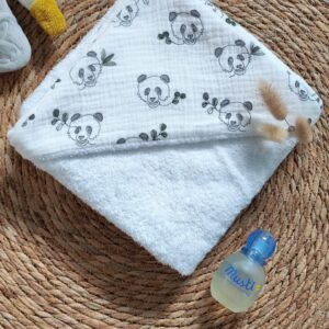 Cape de bain pandas