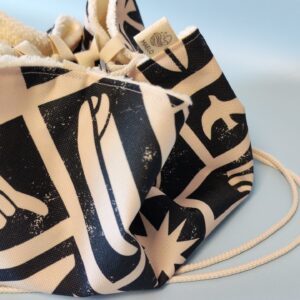 Pieds au sec imperméable surf – Tapis nomade en éponge de bambou