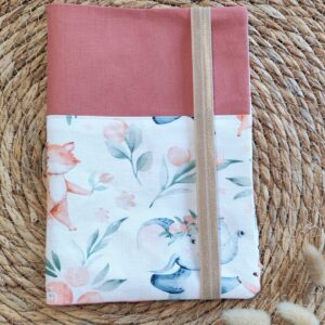 Protège carnet de santé bébé en tissu – Promenade – Personnalisable