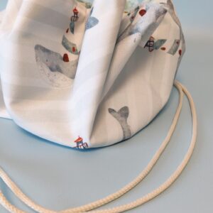Pieds au sec imperméable  – Baleine – Tapis nomade en éponge de bambou